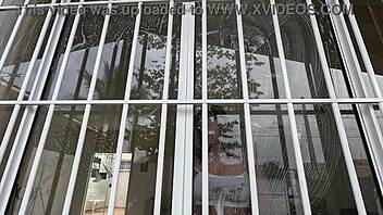 wife cleans house in tight outfit gets cum 😘