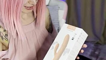 Trying new Santa's gift in dorm