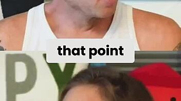 Caught in a surprising moment with an older woman in the clip