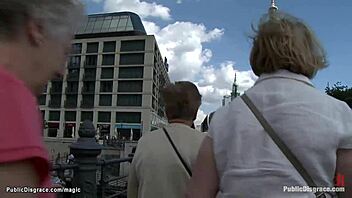 German street humiliation with a kinky twist