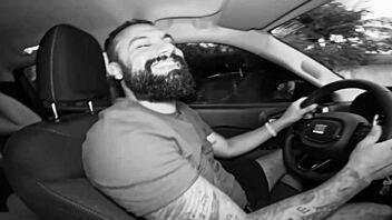 No Carro Com Lukas Zaad Anne Cristalli Tight Cuzinho Leite Action