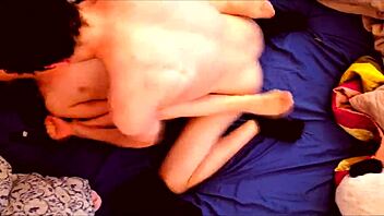 A sexy latina couple enjoys romantic moments together.