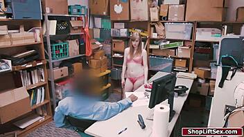 Caught Shoplifting? Get Fucked On The Floor!