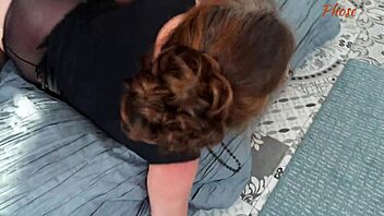 Horny thick milf rides muscular guy's thick cock