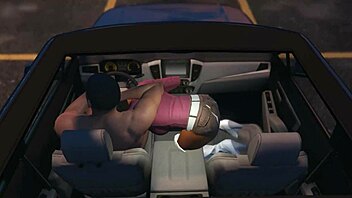 i can't believe franklin got hooker service in gta 5 car scene.