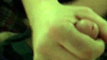 first prostate play while girlfriend strokes my huge cock