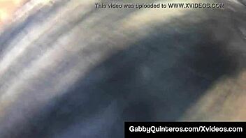 Mexican Milf Gabby Quinteros Sucks Cock in Car POV! Damn, What a Wild Blowjob Scene!