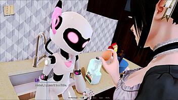 harem hotel 402 features sexy outfits and big tits in 3d game