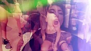 Lady ana in 5on1 anal fisting