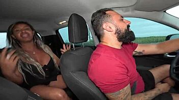 No Carro Com Lukas Zaad Anne Cristalli Tight Cuzinho Leite Action