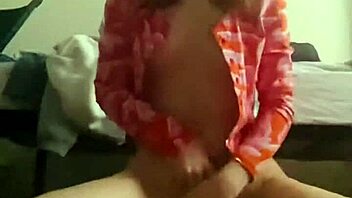 Teen girl teases with dildo