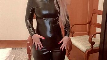 Oiled Belly Dancer Teases in Latex Catsuit for Findom Goaldigger’s PD Song
