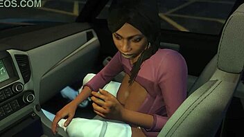 i can't believe franklin got hooker service in gta 5 car scene.