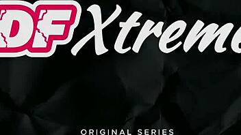 I can't stop watching petite blonde River Lynn in shy interracial double fucking with deepthroat and kissing.