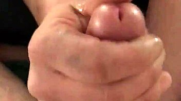 first prostate play while girlfriend strokes my huge cock