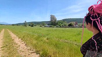 i spotted a tattooed stranger in the field and followed her around