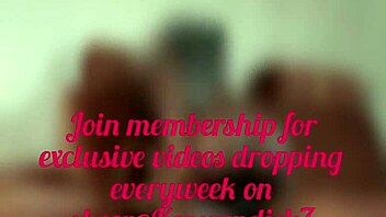 Neighbor's Wife Strokes Naked Cock on Sofa