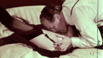 vintage taboo granny joins hairy foursome in retro orgy