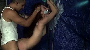 Anya Olsen's rough missionary sex in outdoor public fuckfest