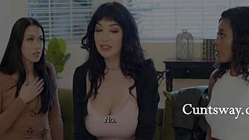 Alex Coal and Nicole Kitt make up with a threesome featuring little Puck. 😏