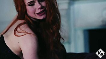 Natural Redhead Beauty Ella Hughes Submits For Big Cock