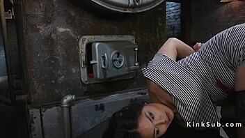 Threesome Lesbian Anal Fisting with Wild Domination Play 😈