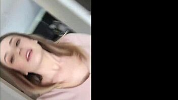 Aften Opal caught camming while nannying, takes hard pounding