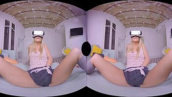 I explore the outdoors with my VR girl companion