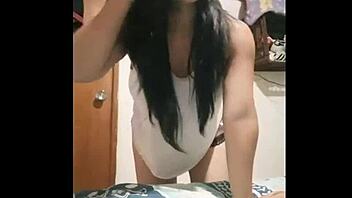 My little slut shows herself on webcam feeling so exposed and excited