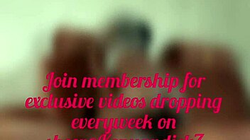 Neighbor's Wife Strokes Naked Cock on Sofa