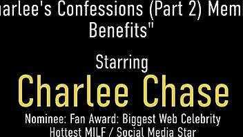 Big Breasted Mommy Charlee Chase Milks Cock with Wet Mouth