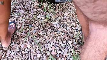 banging a tight ass outdoors