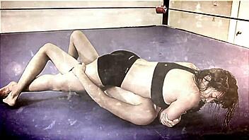 Daisy Ducati Dominates in Mixed Wrestling!