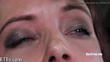 Restrained angel, oh no, you're getting punished in the garage!