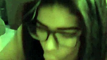 Latina Fatty Gets Wet and Dirty on Sofa in Hot Blowjob