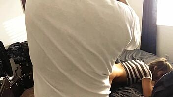 Liz Jordan takes intense anal creampie in fishnets