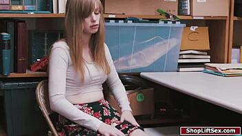 Caught Shoplifting? Get Fucked On The Floor!