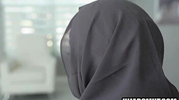 Muslim girl seduced by neighbor for steamy bent-over sex