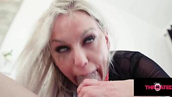 Watch Kenzie Taylor Deepthroat a Huge Cock with Big Tits Bouncing!