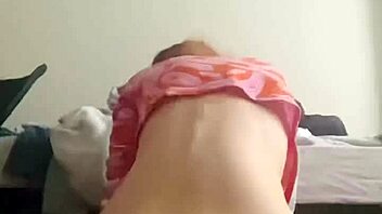 Teen girl teases with dildo