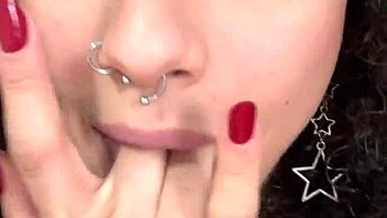 Watch me unleash my latina heat in first pov sloppy deepthroat masturbation cum on tits