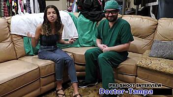 Aria Nicole Spreads Her Ass In Latex For Dr Tampa's Procedure Backstage In Florida!