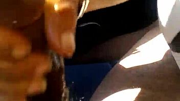 In the car, mature lady gives POV blowjob that's super hot. Can't get enough! 😘