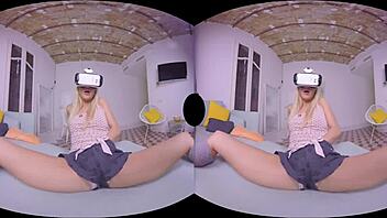 I explore the outdoors with my VR girl companion