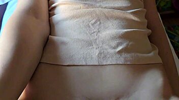 huge cum in my step-sis panties while rubbin my dick