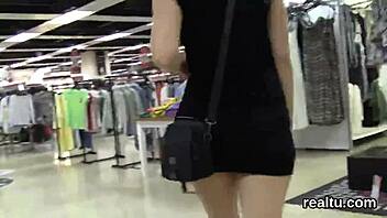 Czech Teen Seduced In Shop For POV