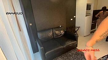 Hey, this Legacy Mess shemale dominates him hard in doggystyle anal action!