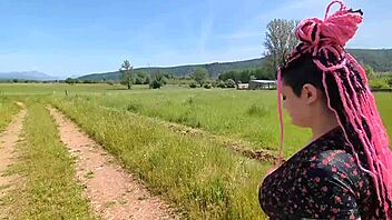 i spotted a tattooed stranger in the field and followed her around