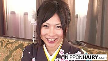 Japanese Geisha Tied Up and Teased with Toys.