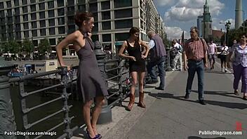 German street humiliation with a kinky twist